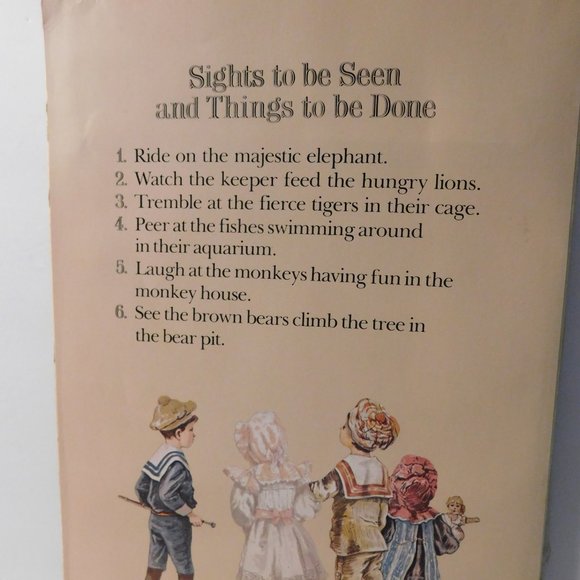 A Day in the Zoo A Reproduction of an Antique Pop-Up Book Vintage - Picture 3 of 16